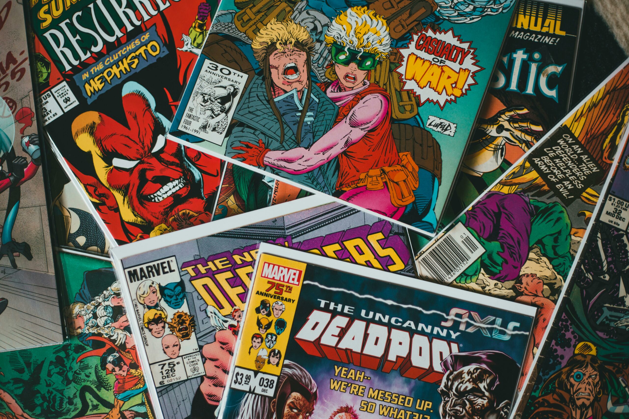 comic books from pexels